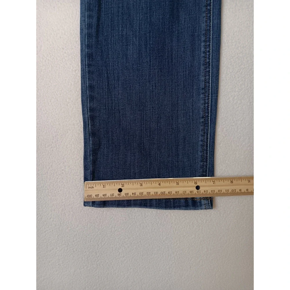 LL Bean BeanFlex Straight Leg Favorite Fit Jeans‎ Blue 10 Petite 508215